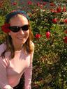 Ashe with the roses.